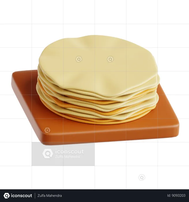 Tortilla  3D Icon