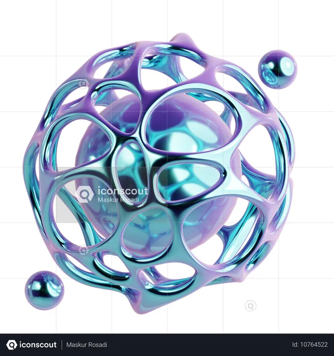 Torus Abstract Shape  3D Icon