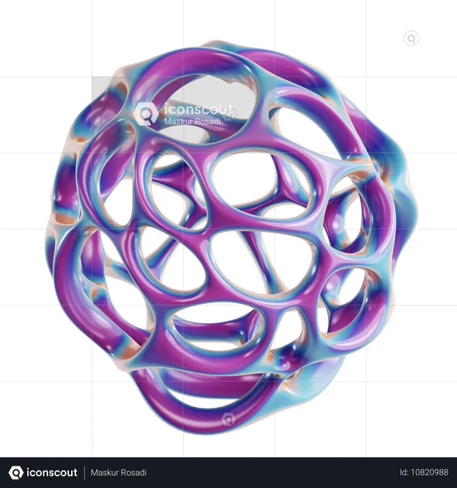 Torus Abstract Shape  3D Icon