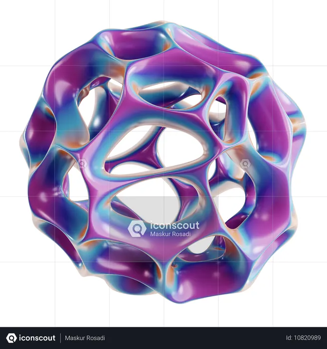 Torus Abstract Shape  3D Icon