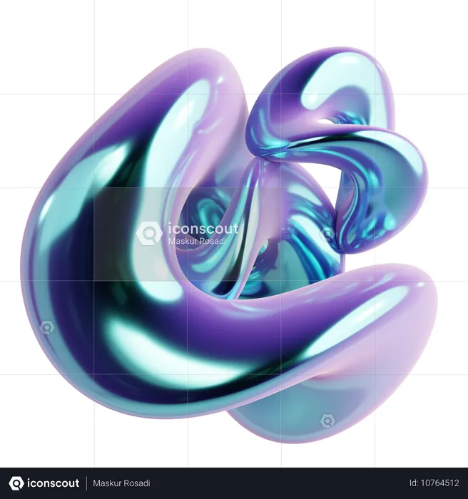 Torus abstrakte Form  3D Icon