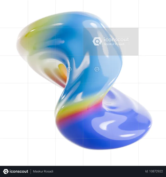 Torus abstrakte Form  3D Icon