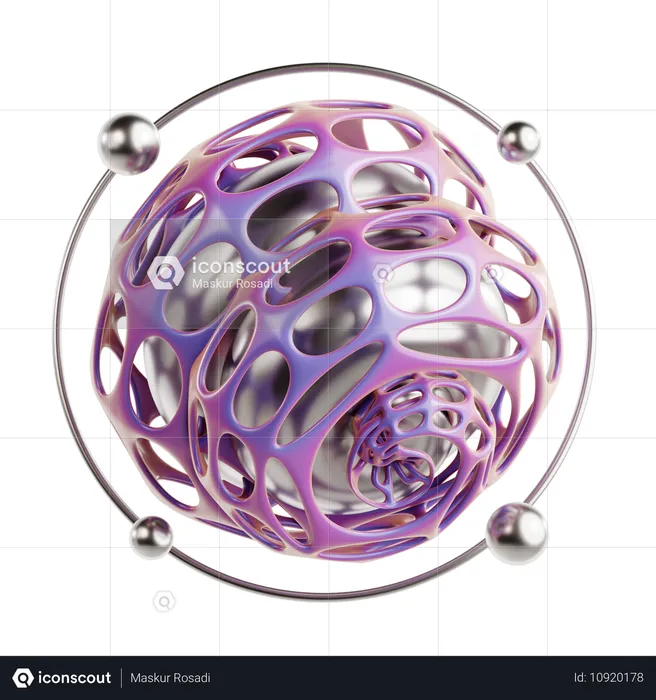 Torus abstrakte Form  3D Icon