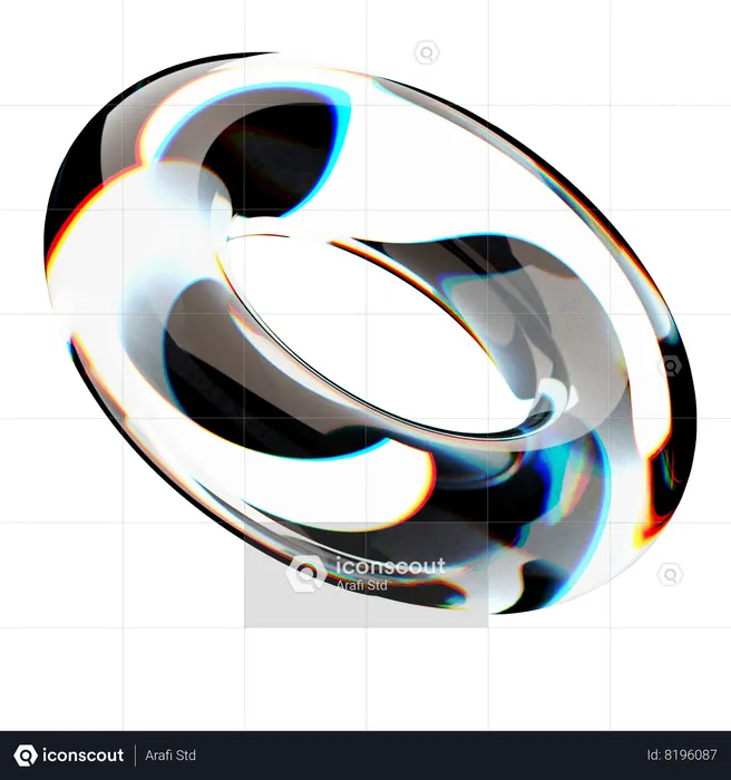 Torus Glass Spectrum  3D Icon