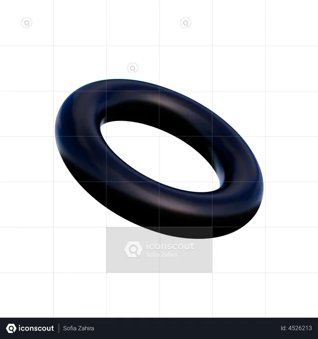 Torus Shape  3D Illustration