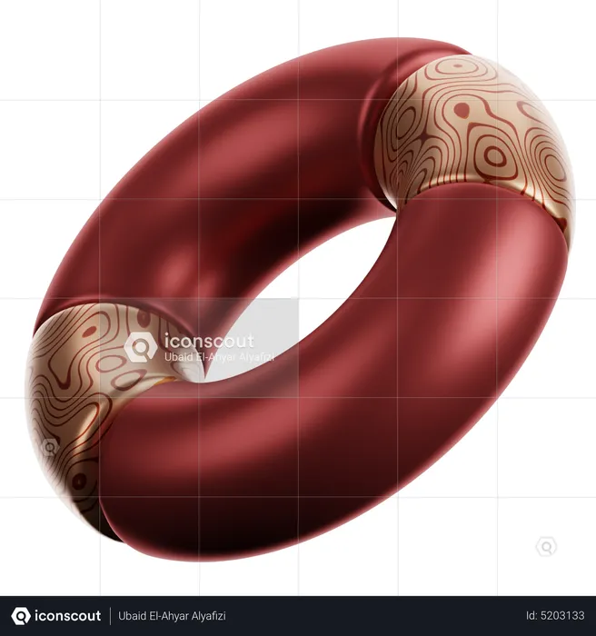 Torus Shape  3D Icon