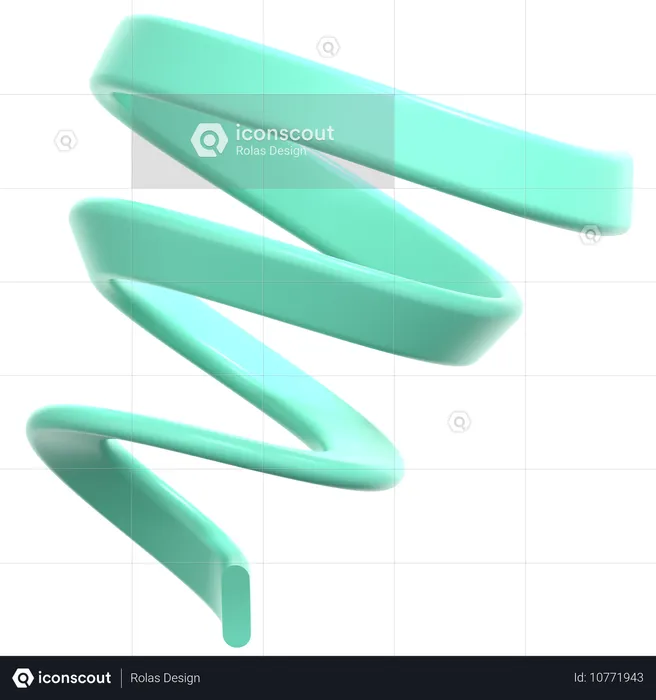 Géométrie en spirale tosca  3D Icon