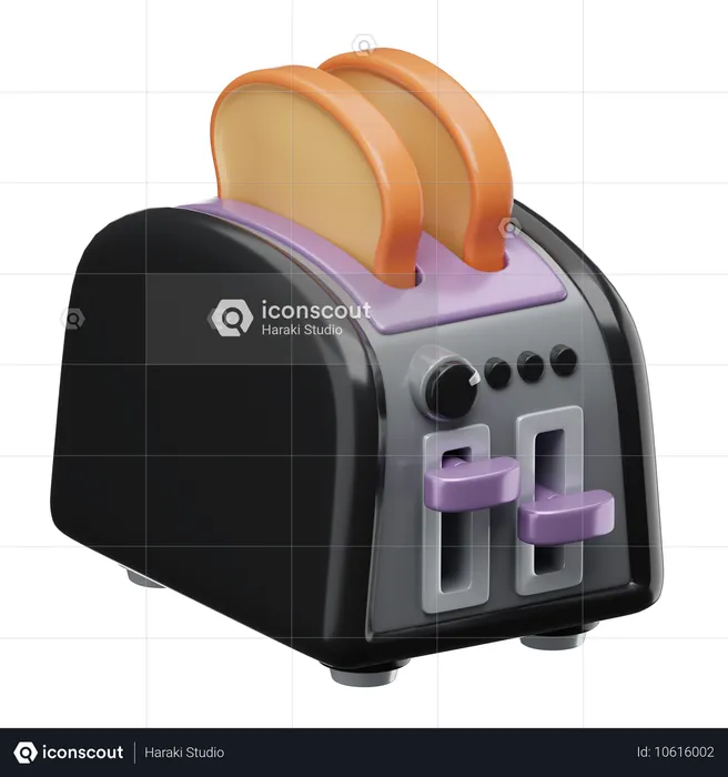 Tostadora  3D Icon