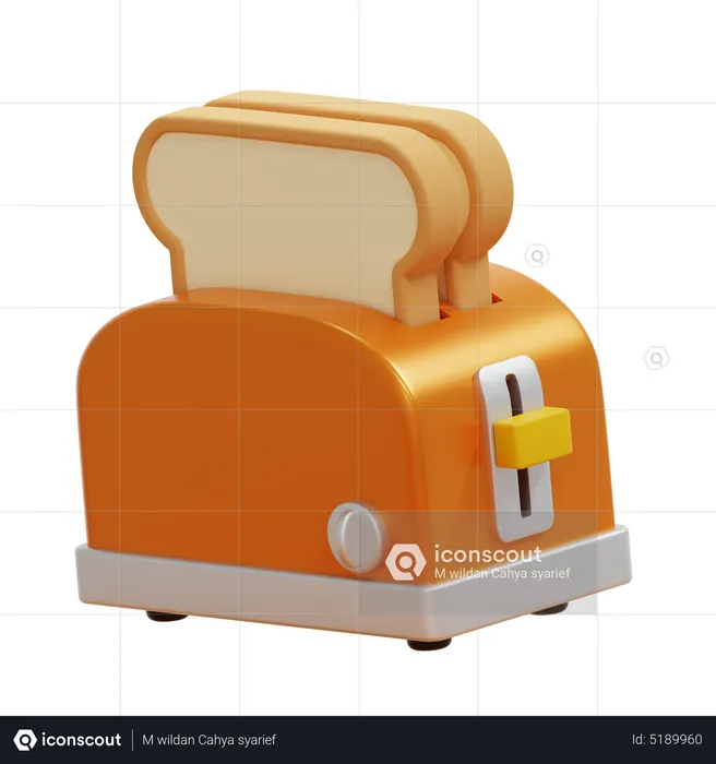 Tostadora  3D Icon