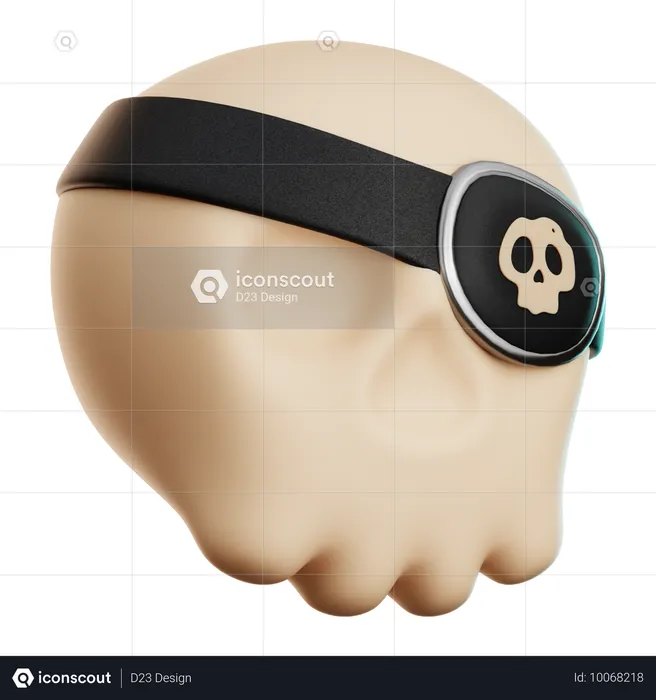 Totenkopf pirat  3D Icon