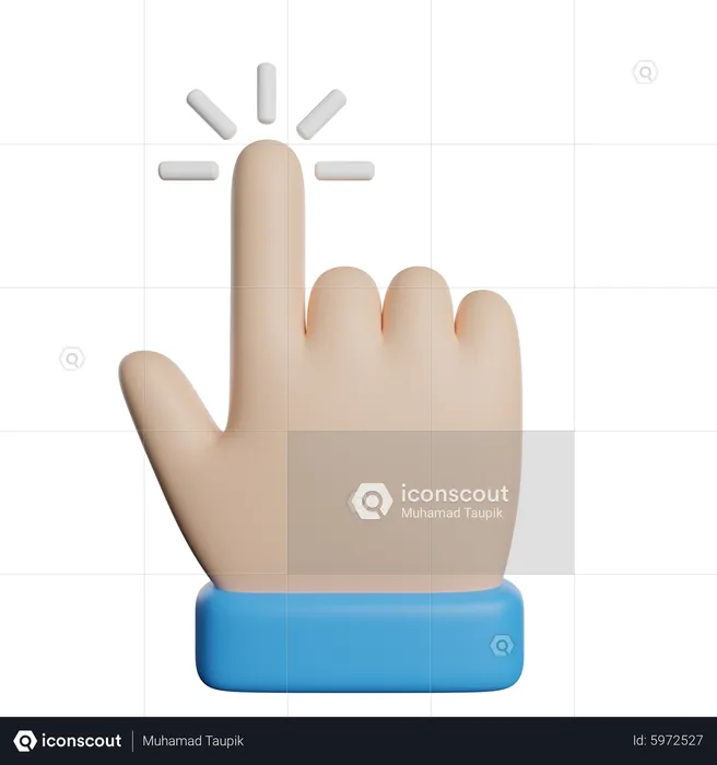 Touch Gesture  3D Icon