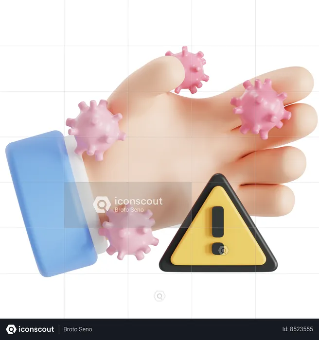 Touch infection  3D Icon