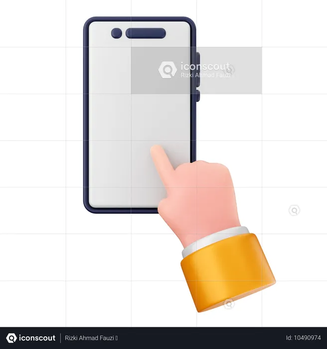 Smartphone berühren  3D Icon