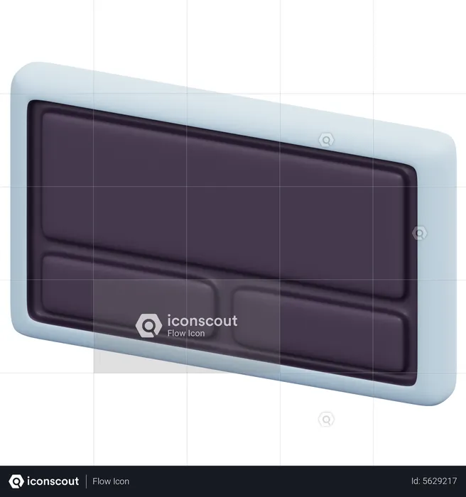 Touchpad  3D Icon