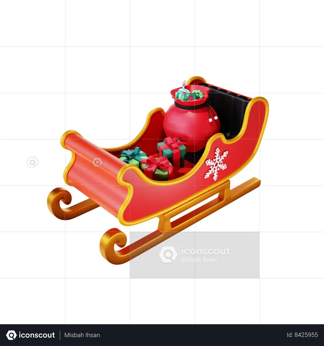 Tour de passe-passe du père Noël  3D Icon