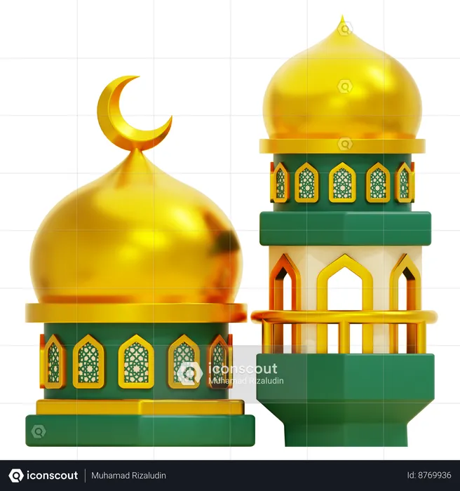 Tour du minaret  3D Icon