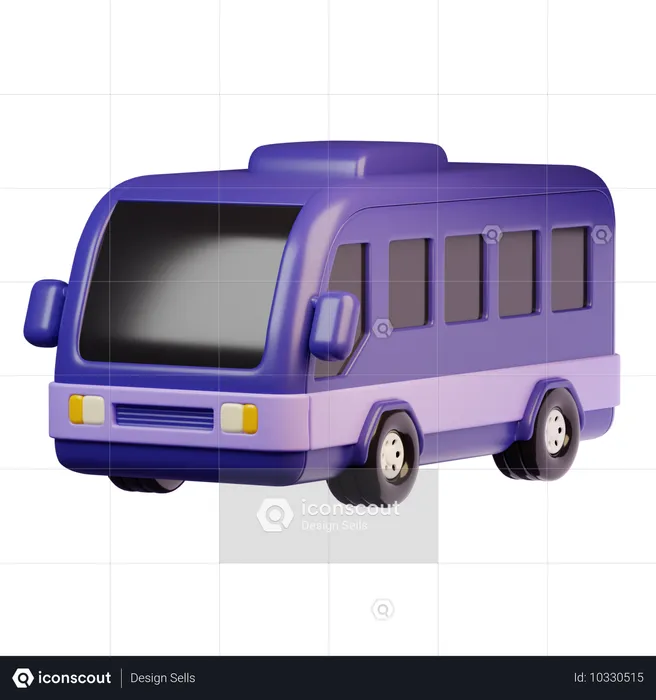 Tourbus  3D Icon