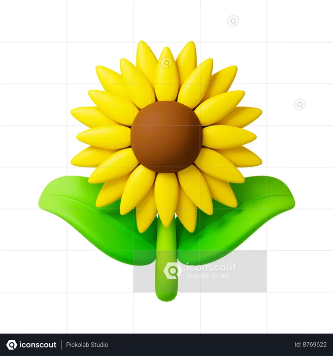 Tournesol  3D Icon