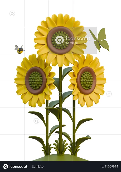 Tournesol  3D Icon