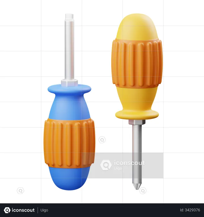 Tournevis  3D Illustration