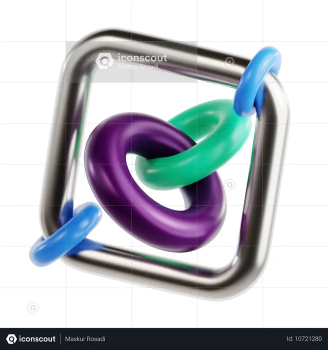 Tours Abstract Shape  3D Icon