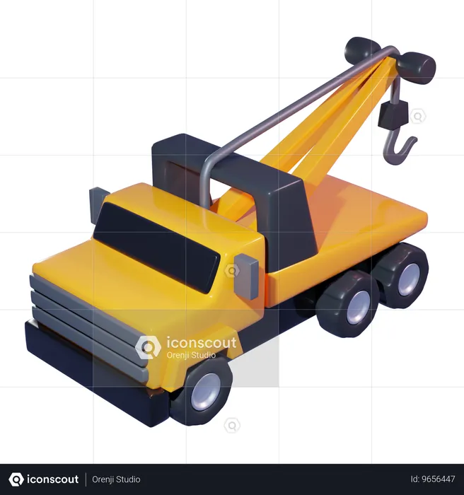 Tow Truck  3D Icon