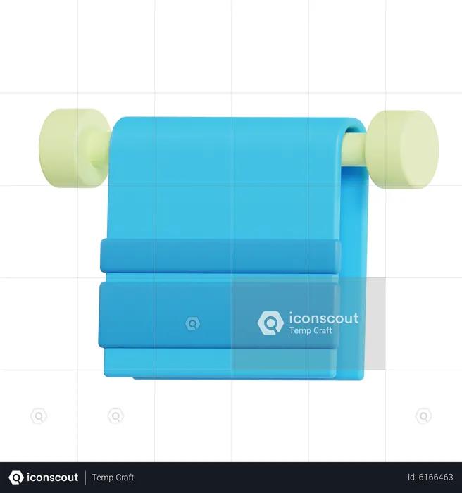 Towel  3D Icon