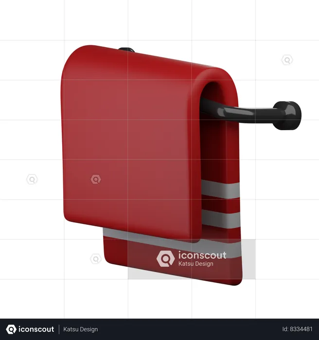 Towel Hanger  3D Icon