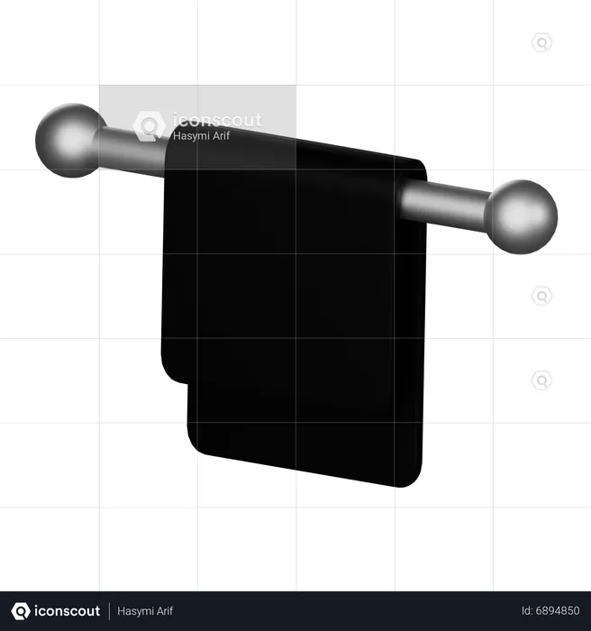 Towel Hanger  3D Icon