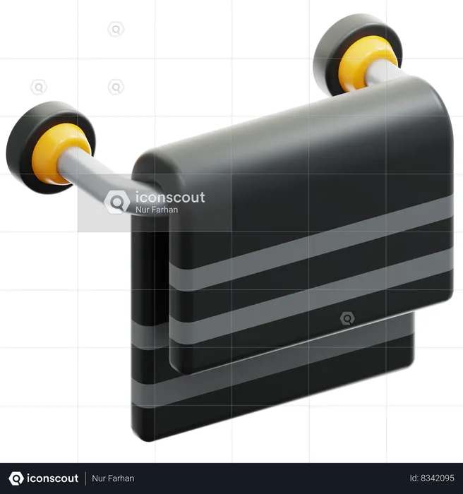 Towel Hanger  3D Icon