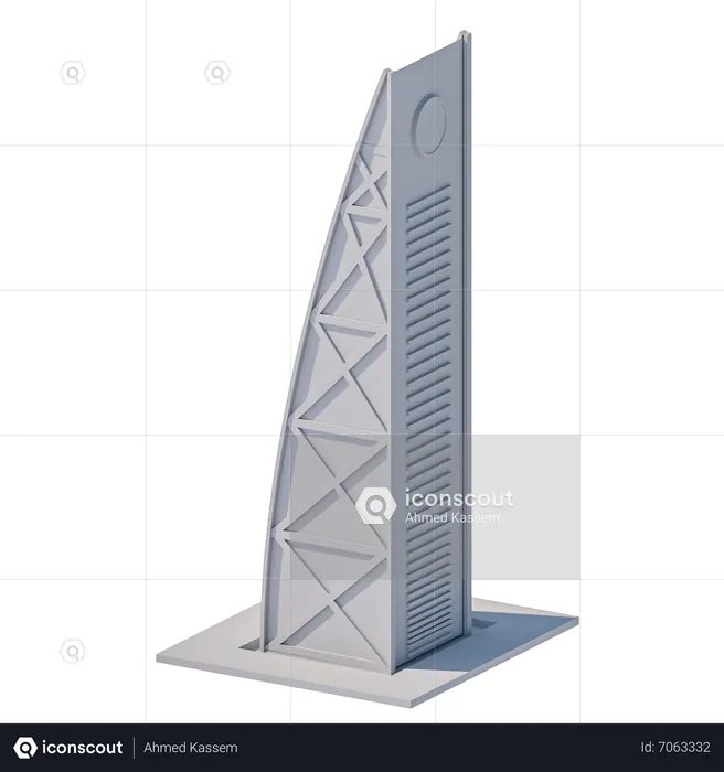 Tower Riyadh  3D Icon