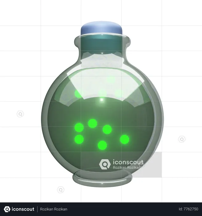 Toxic Potion  3D Icon