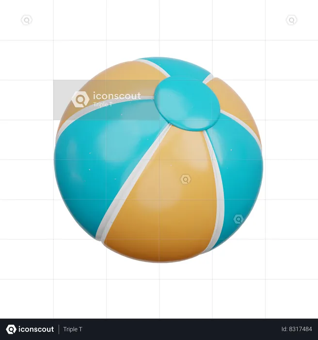 Toy Ball  3D Icon