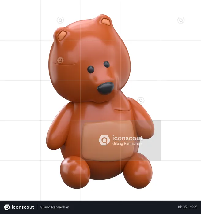 Toy Bear  3D Icon