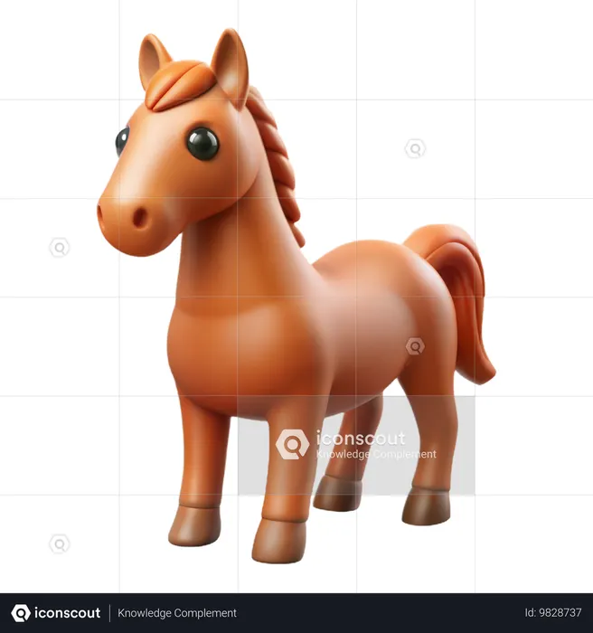 Toy Horse  3D Icon