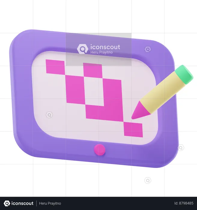 Toy Tablet  3D Icon