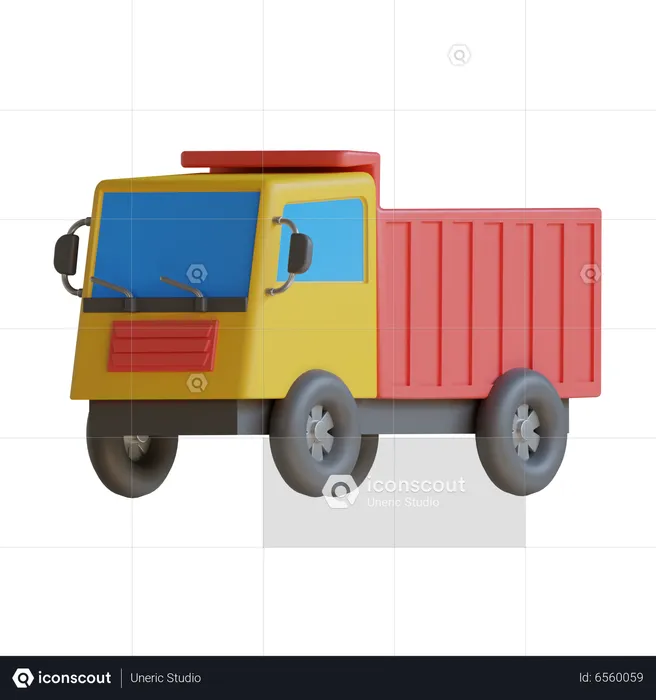 Toy Truck  3D Icon