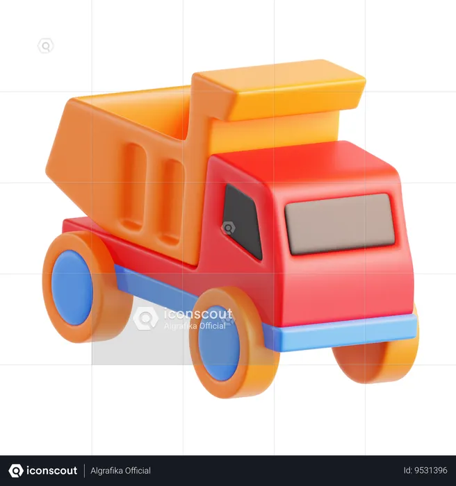 Toy Truck  3D Icon