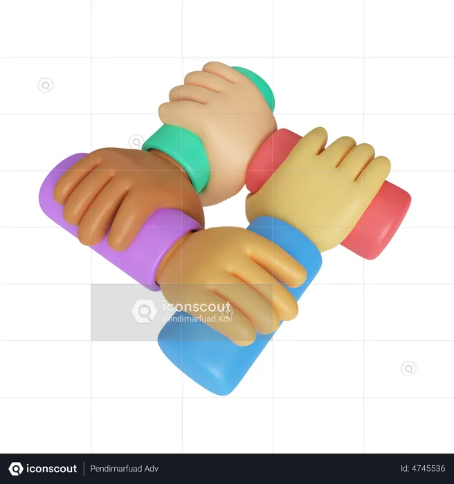 Trabajo en equipo  3D Icon