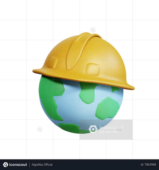 Trabalho mundial  3D Icon