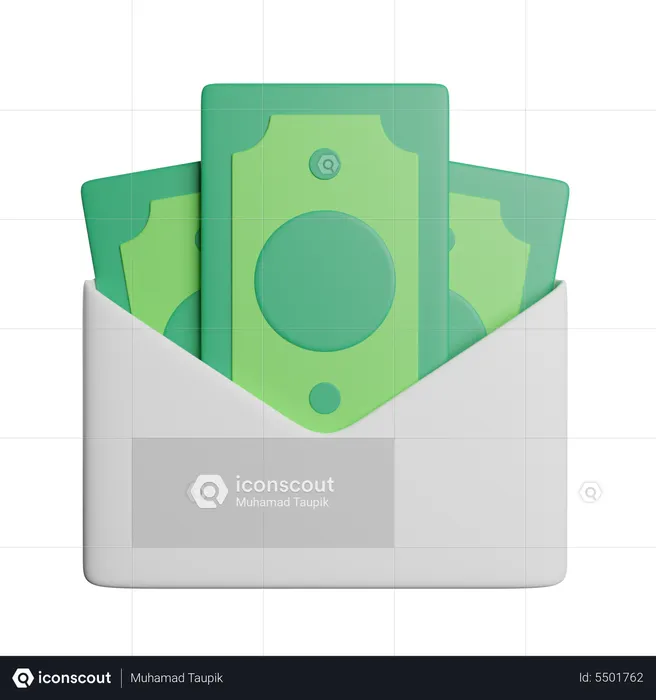 Salário de trabalho  3D Icon