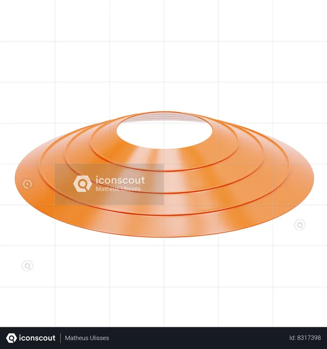 Track Cone  3D Icon