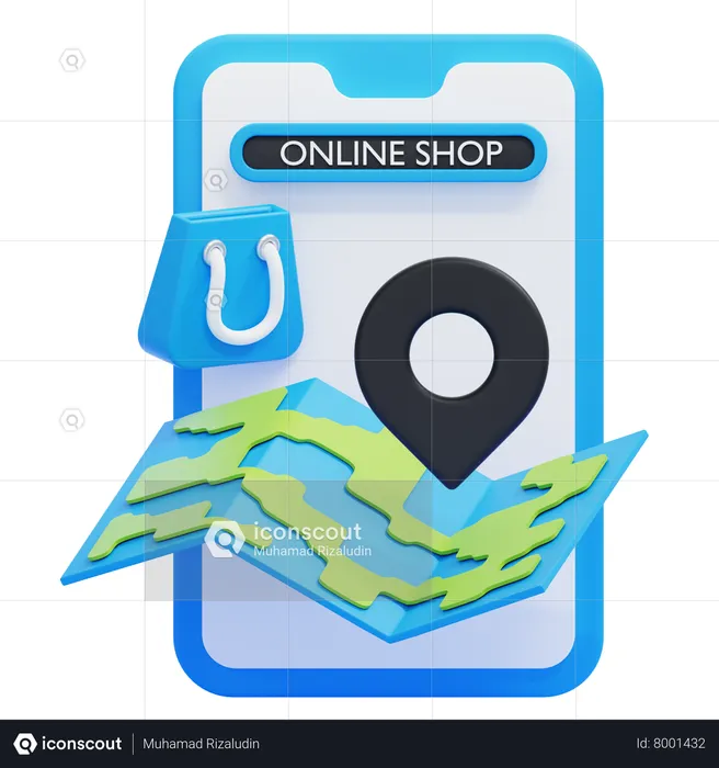 Track Order  3D Icon