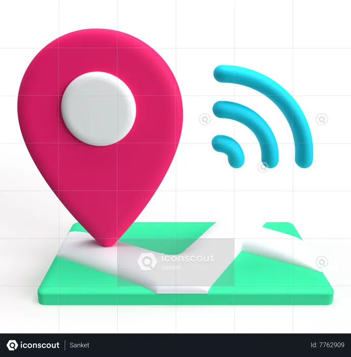 Tracking  3D Icon