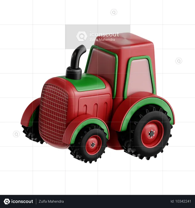 Tracteur de ferme biologique  3D Icon