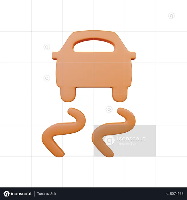 Traction Control  3D Icon