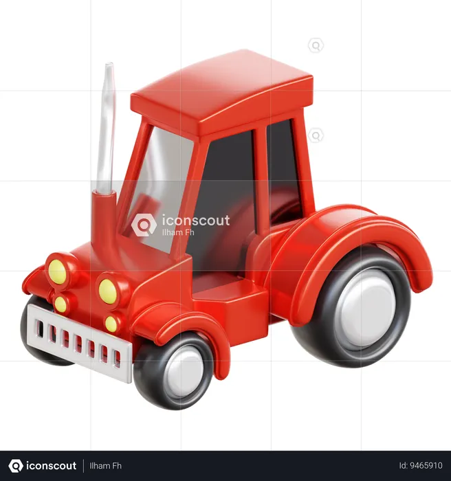 Tractor  3D Icon