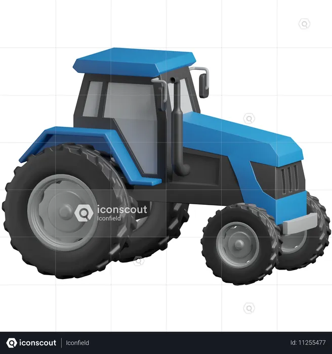 Tractor  3D Icon