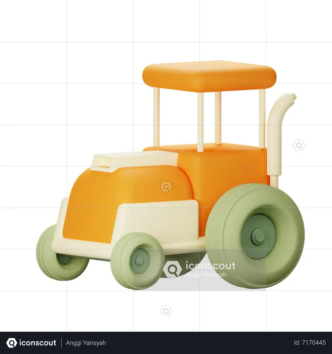 Tractor  3D Icon