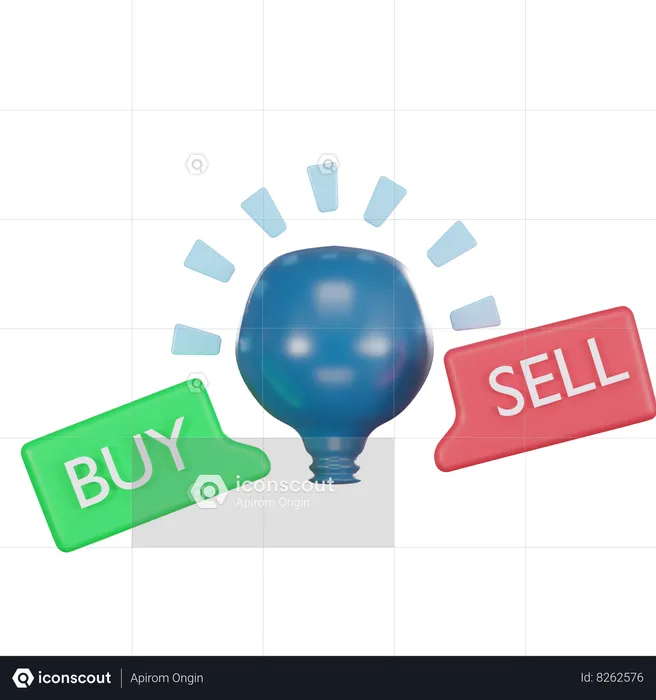 Trading Idea  3D Icon